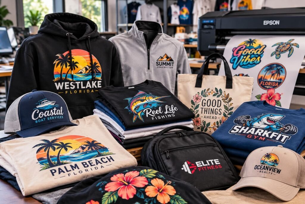 DTF Printing in Westlake & Palm Beach County